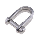 7mm 316 Stainless Steel D Shackle for Marine Boat Shade Sail