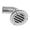 1 Piece 38mm Boat Accessory Deck Drain 90 Degree Stainless Steel Marine Parts