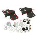 Black Motorbike Bracket Mounting Kit for Harly Road King Electra Glide 97-08