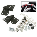 Black Motorbike Bracket Mounting Kit for Harly Road King Electra Glide 97-08