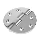 Marine Grade 316 Stainless Steel Hinge Round 68mm Diameter for Boats