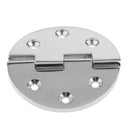 Marine Grade 316 Stainless Steel Hinge Round 68mm Diameter for Boats
