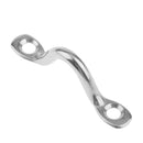 Marine Boat Stainless Steel 4mm Bimini Top Pad Eye Straps Footman's Loop
