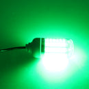 12V Green LED Underwater Submersible Night Fishing Light - with 5m Wire