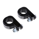 Set of Metal Clamp Footpegs Mount Kit for Harley Electra Glide 1996-2012