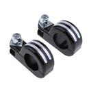 Set of Metal Clamp Footpegs Mount Kit for Harley Electra Glide 1996-2012