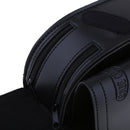 Black PU Leather Right Side Saddlebag Water Bottle Holder Fit for Harley