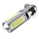 2 Pieces White COB LED Motor Bike/ATV Headlight Bulb Fog Light H6M PX15d