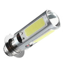 2 Pieces White COB LED Motor Bike/ATV Headlight Bulb Fog Light H6M PX15d