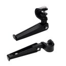 Pair Aluminum Motorcycle Rear Passenger Footrest Foot Pegs Bracket for Harley