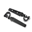 Pair Aluminum Motorcycle Rear Passenger Footrest Foot Pegs Bracket for Harley