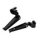 Pair Aluminum Motorcycle Rear Passenger Footrest Foot Pegs Bracket for Harley