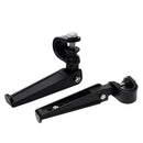Pair Aluminum Motorcycle Rear Passenger Footrest Foot Pegs Bracket for Harley