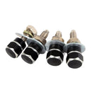 4pcs Uinversal Aluminum Alloy License Plate Hex Head Screws for Motorcycle