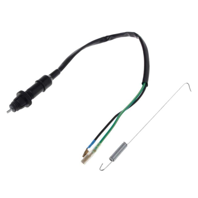 1 Set Black Motorbike Brake Light Switch Wire and Spring for Dirt Bike ATV