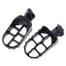 2 Pieces Motorcycle Footrest Foot Pegs Foot Pedals for Yamaha TTR90 TTR90E