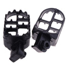 2 Pieces Motorcycle Footrest Foot Pegs Foot Pedals for Yamaha TTR90 TTR90E