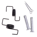 2 Pieces Motorcycle Footrest Foot Pegs Foot Pedals for Yamaha TTR90 TTR90E