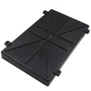 1 Piece Black Boat Battery Tray Holder Fits 24 Series with Stainless Steel Buckle Strap