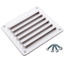 ABS Rectangular Louvered Vent For RV Boat Marine - 140mm X 125mm