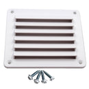 ABS Rectangular Louvered Vent For RV Boat Marine - 140mm X 125mm