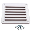 ABS Rectangular Louvered Vent For RV Boat Marine - 140mm X 125mm