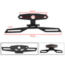 Motorcycle ATV Dirt Bike Tail Light Bracket Mount Tag Folding License Plate Tag Holder