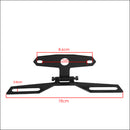 Motorcycle ATV Dirt Bike Tail Light Bracket Mount Tag Folding License Plate Tag Holder