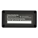 Heavy Duty Bus-Bar Terminal Board 100A With 12x4mm Shunt Terminals