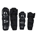 4 Pieces Motorcycle Motocross Bike Biker Elbow & Knee Pads Protective Gear