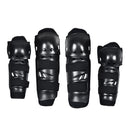 4 Pieces Motorcycle Motocross Bike Biker Elbow & Knee Pads Protective Gear