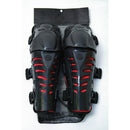Red Knee Shin Protector Protective Guard for Motorcycle Motocross Cycling