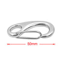 Marine 316 Stainless Steel Spring Snap Hooks Boat Anchor Rigging Clip