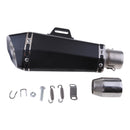 Universal Black Exhaust Muffler Pipe Slip on Motorbike Street Bike 51mm 2