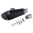Universal Black Exhaust Muffler Pipe Slip on Motorbike Street Bike 51mm 2