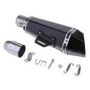 Universal Black Exhaust Muffler Pipe Slip on Motorbike Street Bike 51mm 2