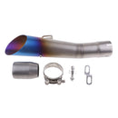 1 Set Motorbike Stainless Steel Exhaust Muffler Pipe Slip on for Yamaha YZF-R6