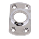 316 Stainless Steel Polished Boat Marine Handrail Hand Rail Fitting 90 Degree Base 1"
