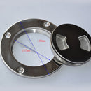 4" Stainless Steel Screw Out Boat Round Deck Plate Marine Inspection Hatch