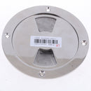 4" Stainless Steel Screw Out Boat Round Deck Plate Marine Inspection Hatch