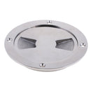 4" Stainless Steel Screw Out Boat Round Deck Plate Marine Inspection Hatch