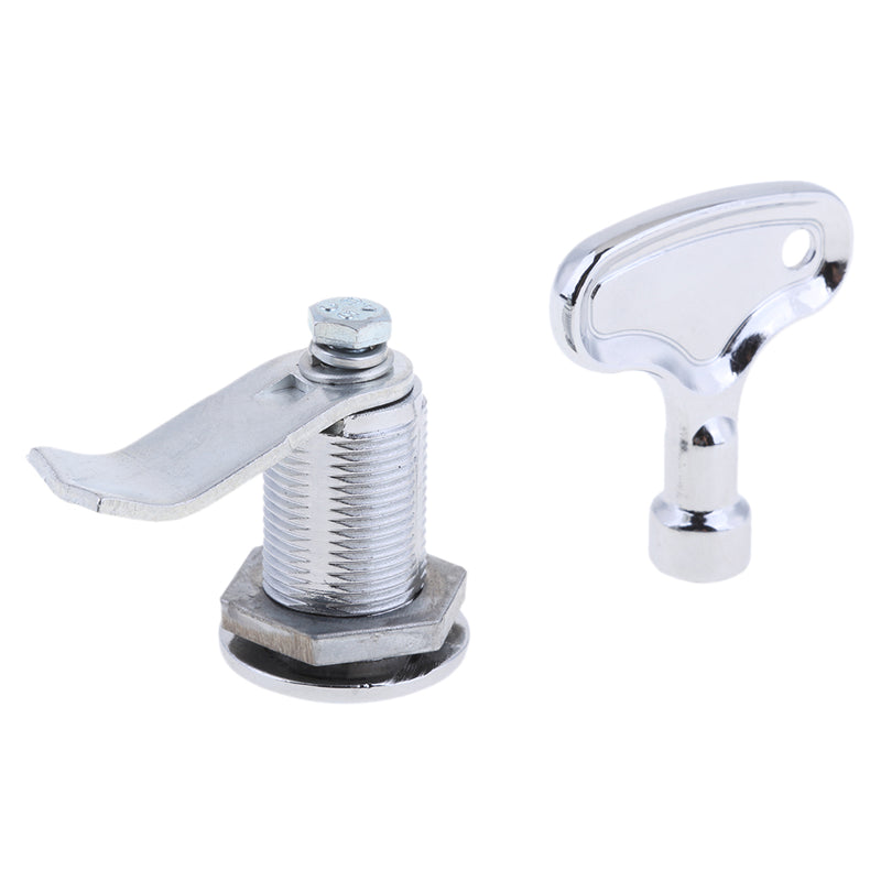 1 Set Silver Boat Stainless Triangulation Pull Ring Door Lock Latches