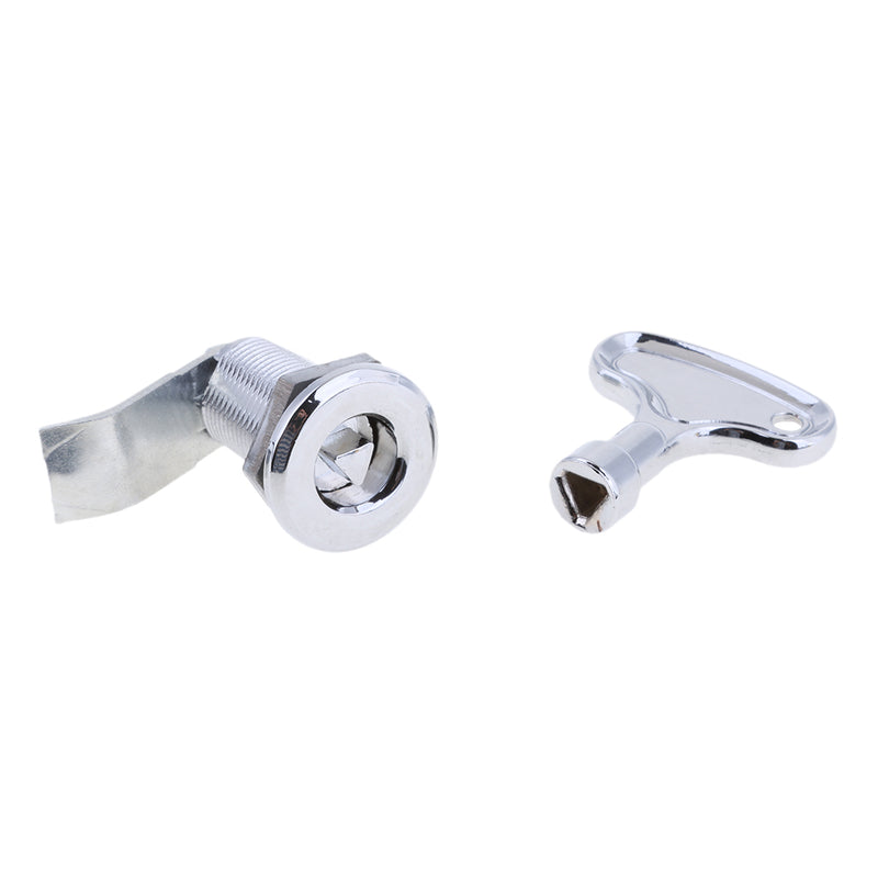 1 Set Silver Boat Stainless Triangulation Pull Ring Door Lock Latches