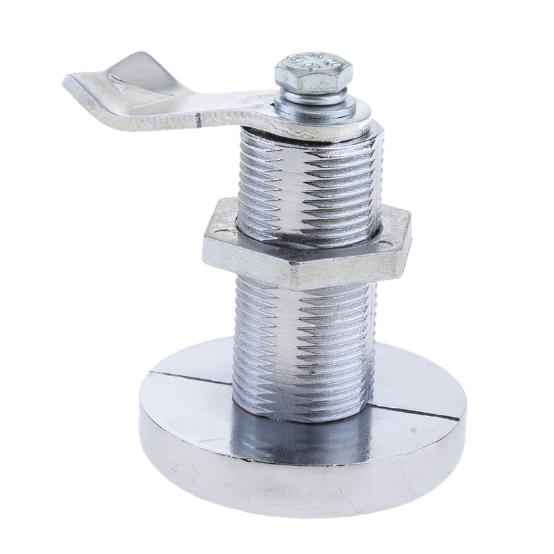 1 Piece Silver Boat Stainless Steel Triangulation Cabin Pull-Ring Door Lock Latch 30mm