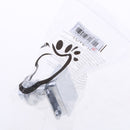 1 Piece Silver Boat Cabin Stainless Triangulation Pull-Ring Door Lock Latch 25mm