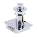 1 Piece Silver Boat Cabin Stainless Triangulation Pull-Ring Door Lock Latch 25mm