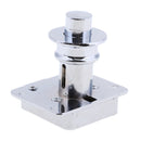 1 Piece Silver Boat Cabin Stainless Triangulation Pull-Ring Door Lock Latch 25mm
