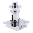 1 Piece Silver Boat Cabin Stainless Triangulation Pull-Ring Door Lock Latch 30mm