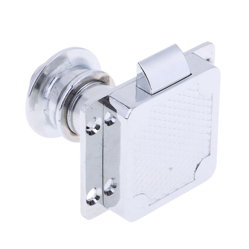 1 Piece Silver Boat Cabin Stainless Triangulation Pull-Ring Door Lock Latch 30mm