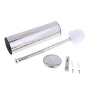 Stainless Steel Wall Mounted Home Bathroom Toilet Brush and Holder Set